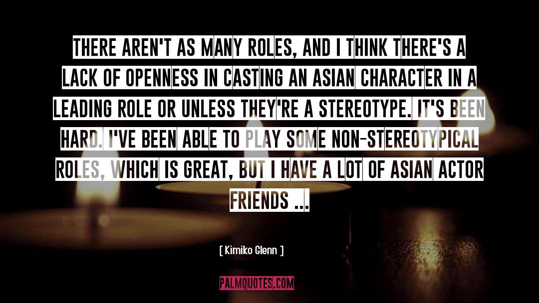 Stereotype quotes by Kimiko Glenn