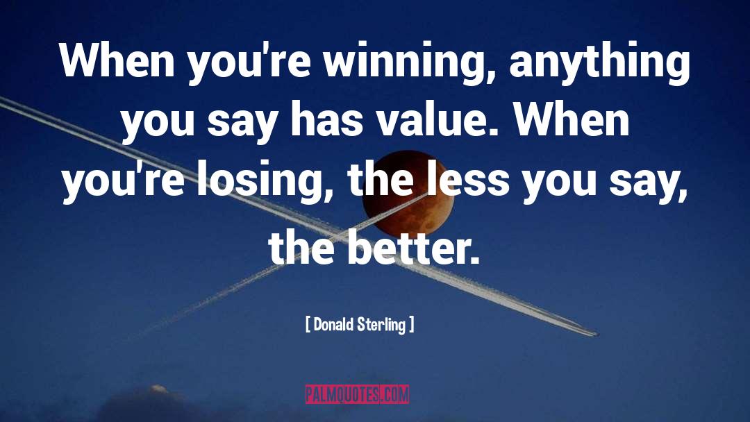 Sterling quotes by Donald Sterling