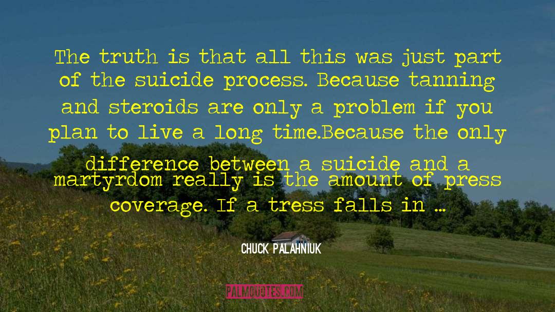 Steroids quotes by Chuck Palahniuk