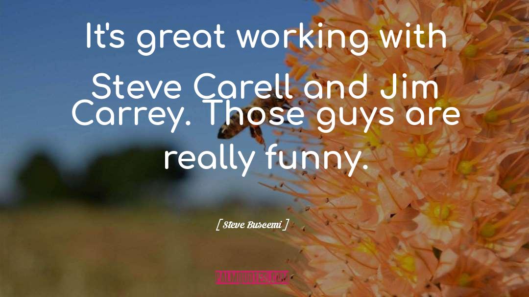 Steve Carell quotes by Steve Buscemi