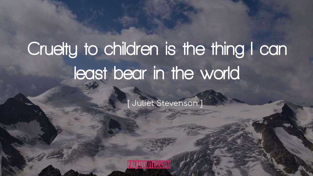 Stevenson quotes by Juliet Stevenson