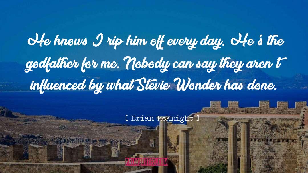 Stevie Wonder quotes by Brian McKnight