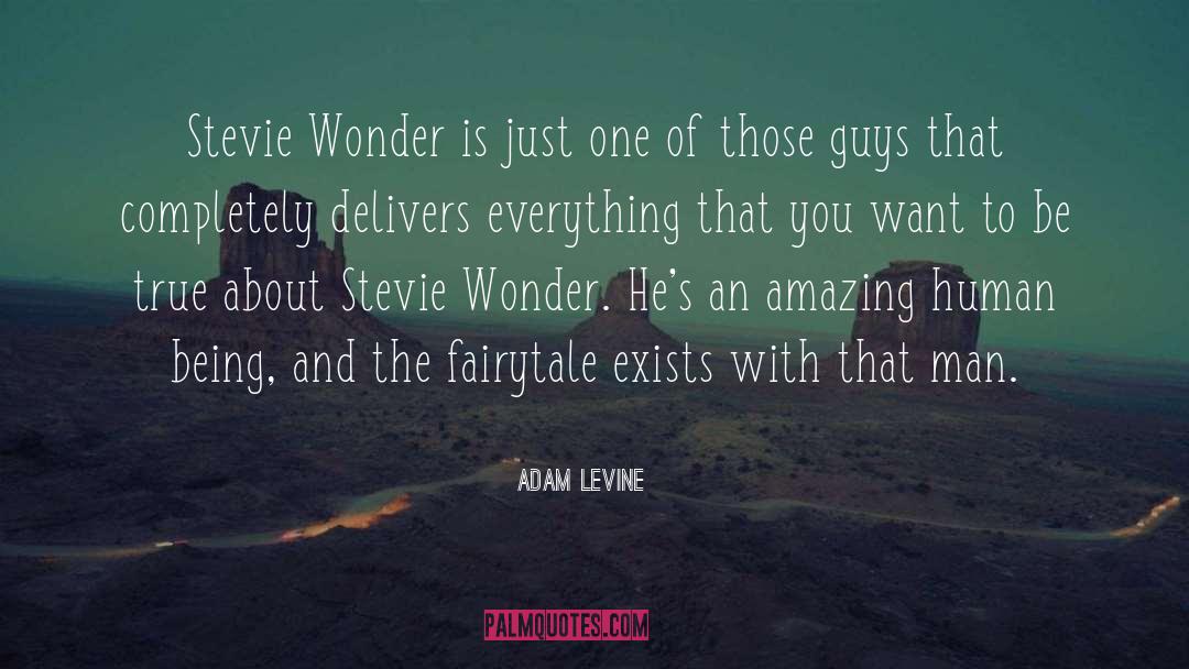 Stevie Wonder quotes by Adam Levine
