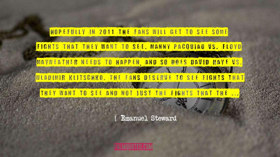 Steward quotes by Emanuel Steward