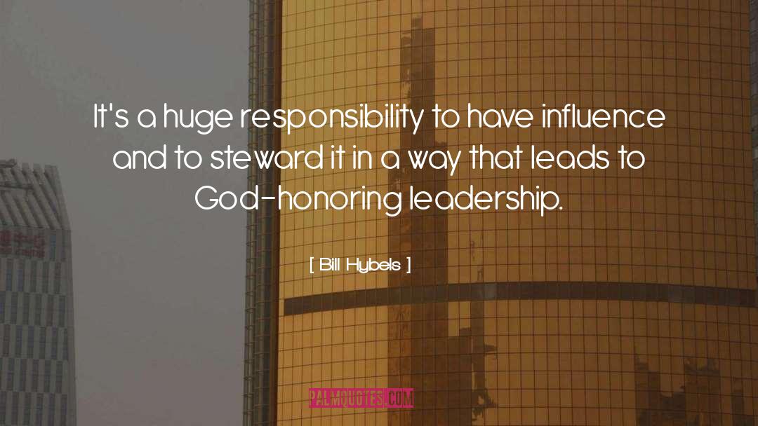 Steward quotes by Bill Hybels