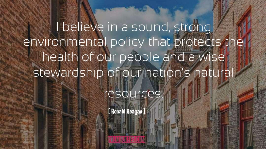 Stewardship quotes by Ronald Reagan