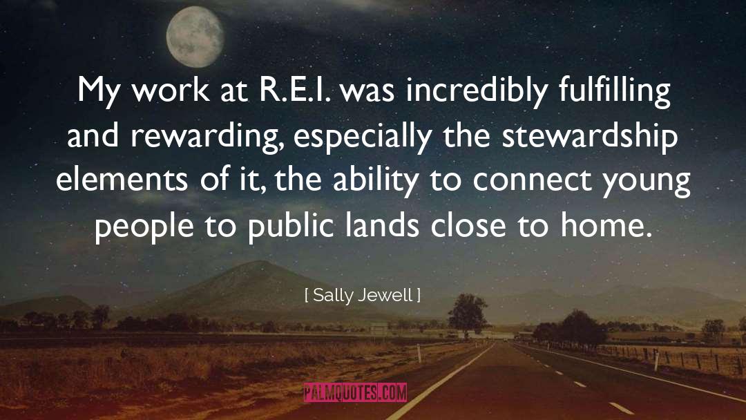 Stewardship quotes by Sally Jewell