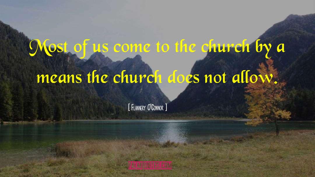 Sticky Church quotes by Flannery O'Connor
