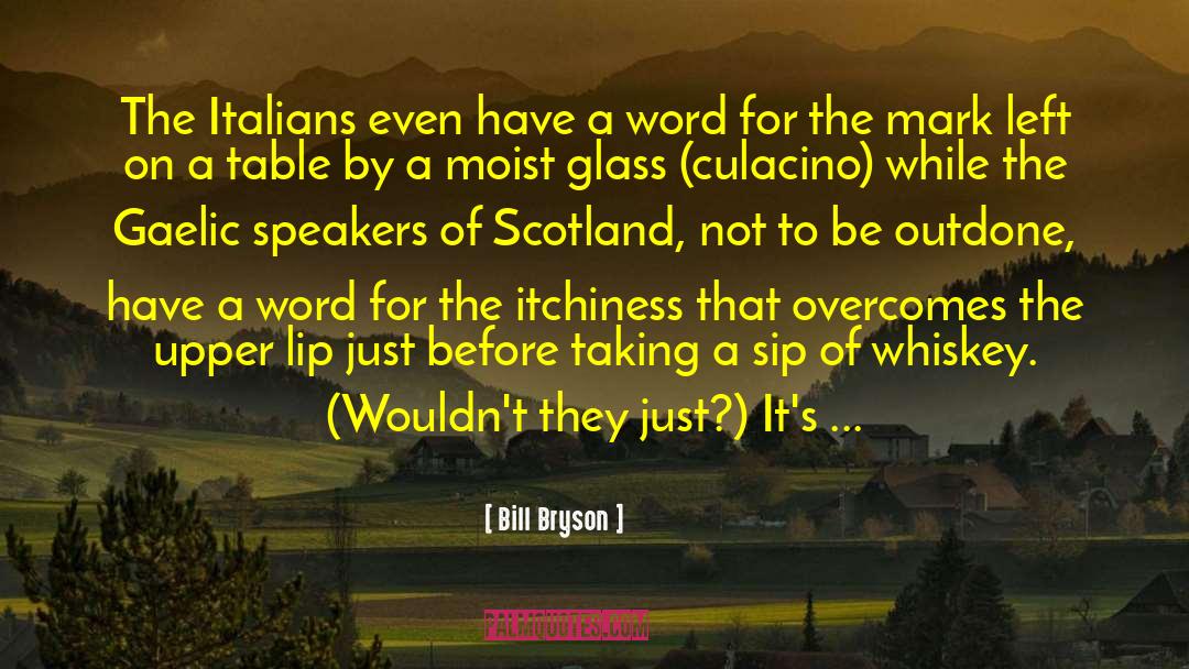 Stiff Upper Lip quotes by Bill Bryson