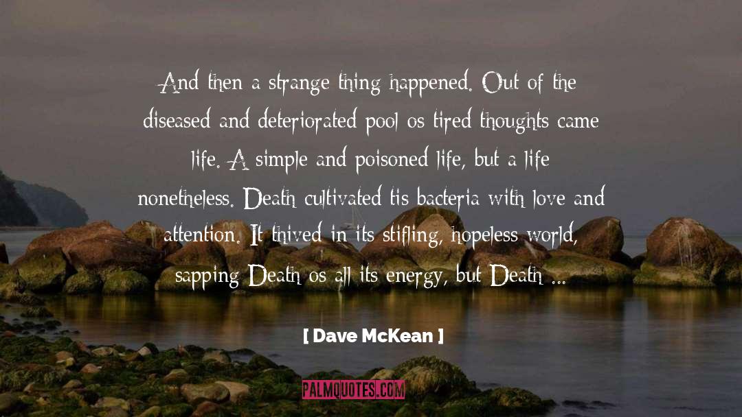 Stifling quotes by Dave McKean