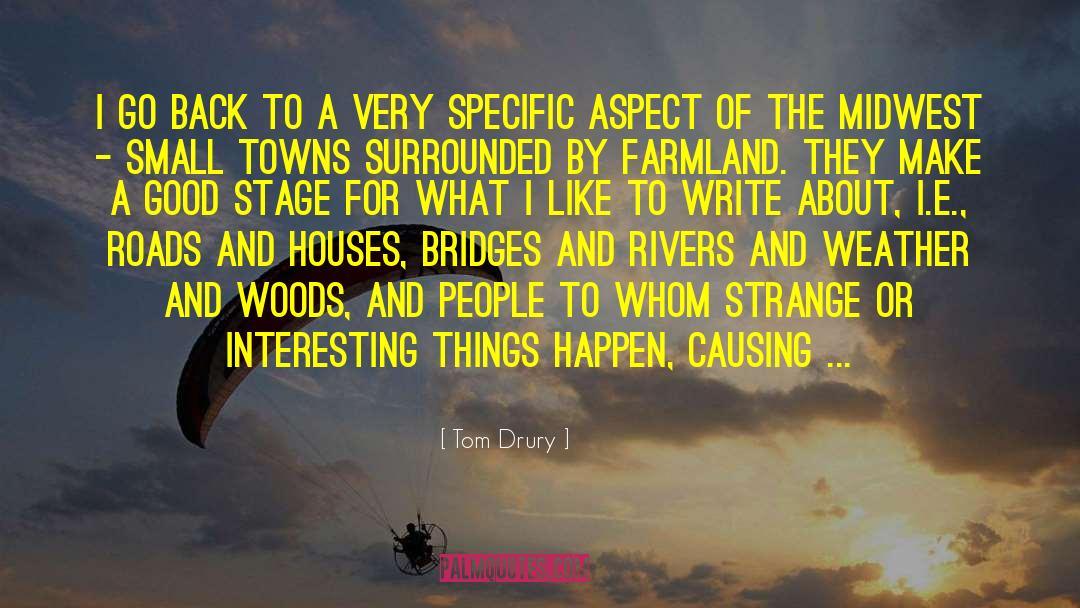 Stiger Woods quotes by Tom Drury