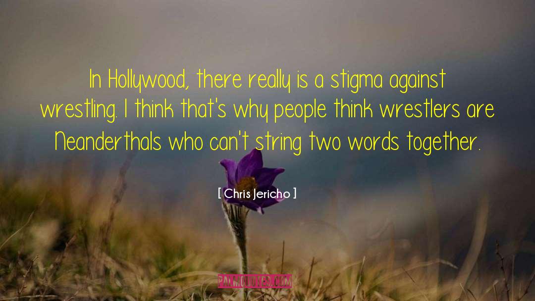 Stigma quotes by Chris Jericho