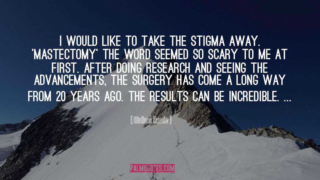 Stigma quotes by Giuliana Rancic