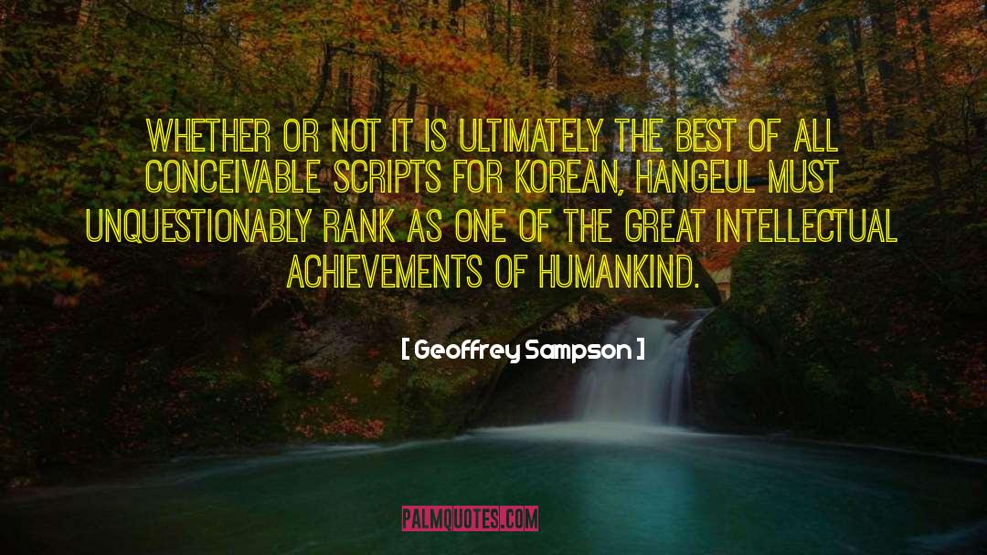 Still 17 Korean Drama quotes by Geoffrey Sampson