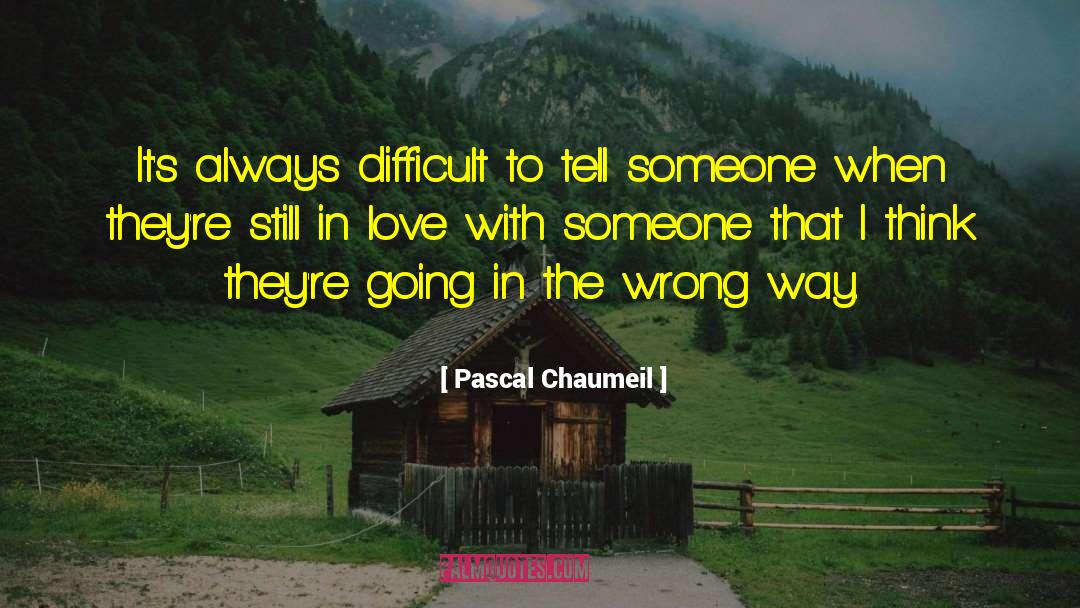 Still In Love quotes by Pascal Chaumeil