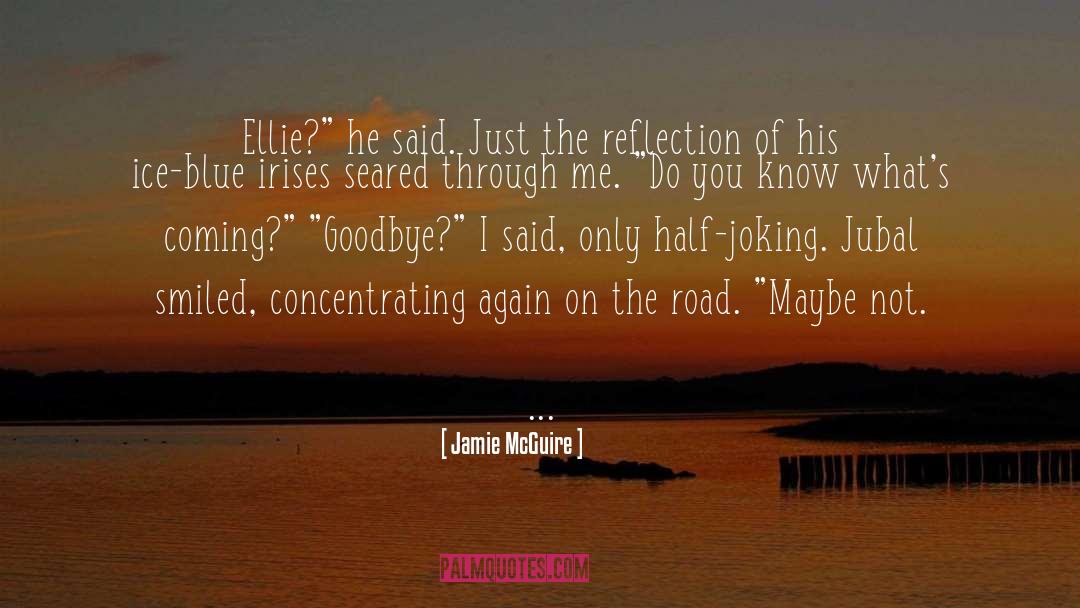 Still Owing Me Goodbye quotes by Jamie McGuire