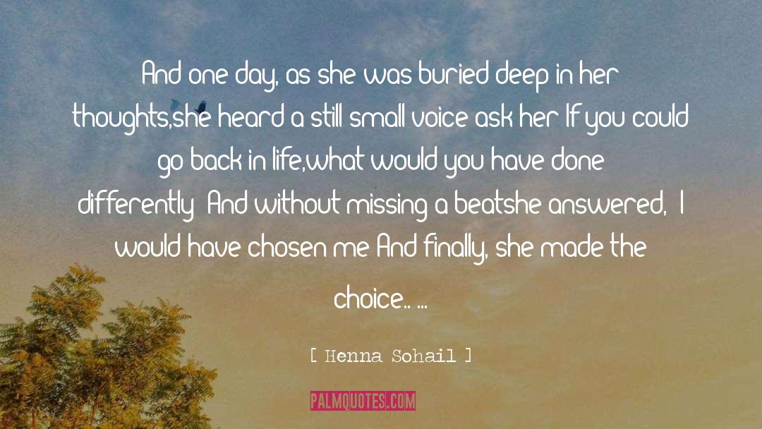 Still Small Voice quotes by Henna Sohail