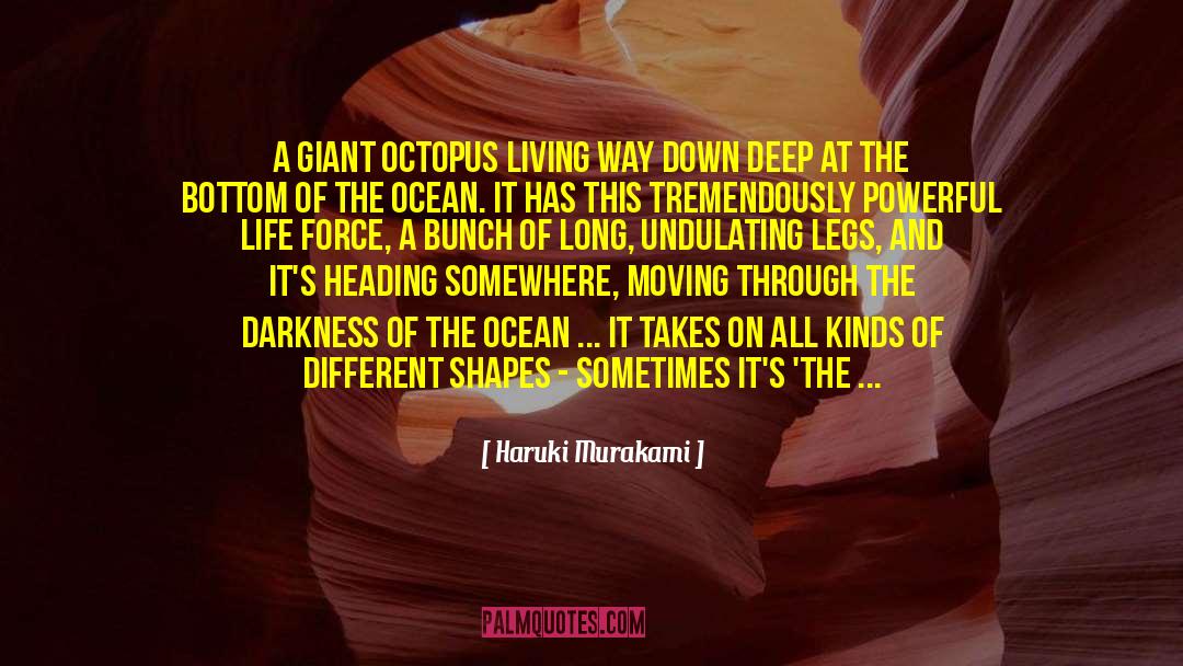 Stillness Of The Ocean quotes by Haruki Murakami