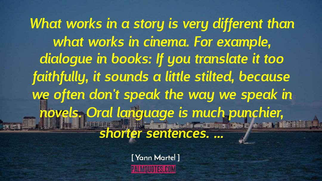Stilted quotes by Yann Martel