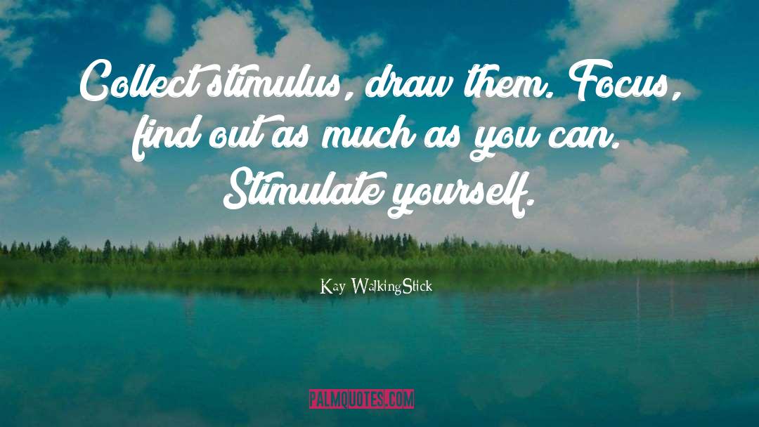 Stimulus quotes by Kay WalkingStick