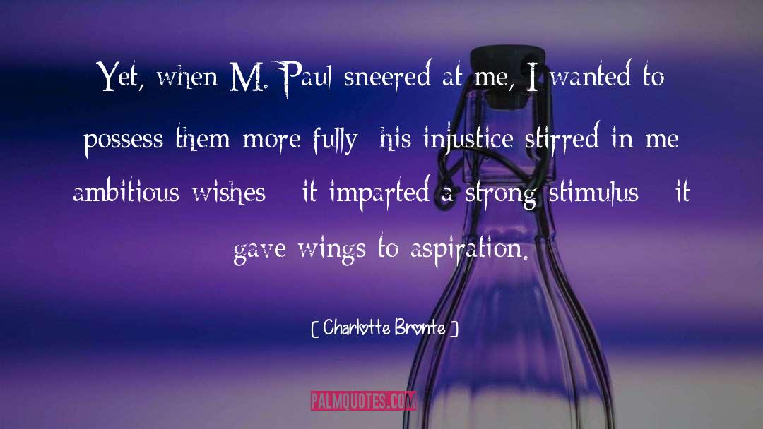 Stimulus quotes by Charlotte Bronte