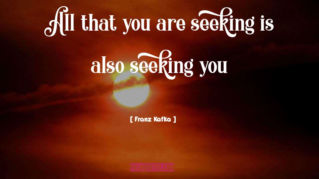 Stimulus Seeking quotes by Franz Kafka