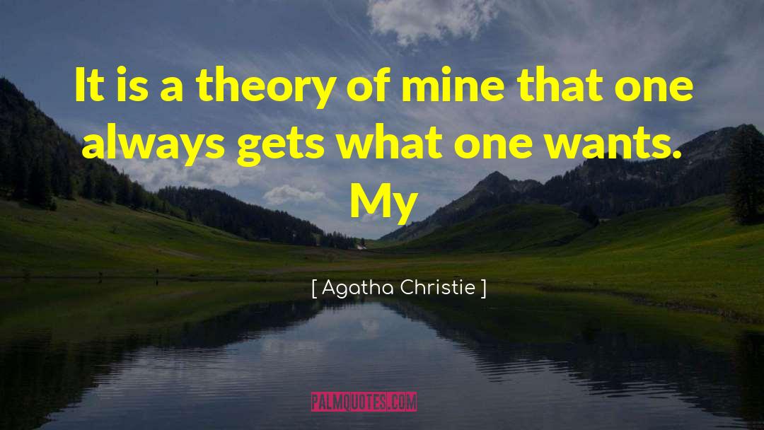 Sting Theory quotes by Agatha Christie