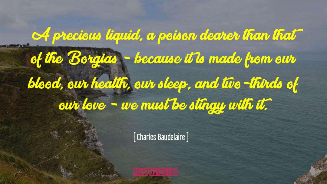 Stingy quotes by Charles Baudelaire