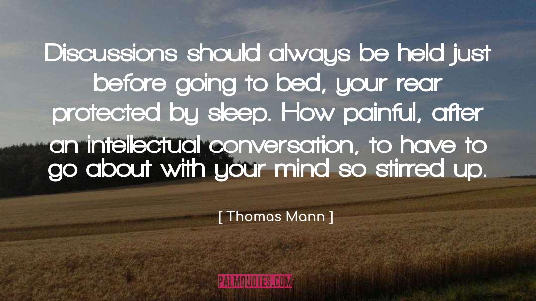 Stirred Up quotes by Thomas Mann