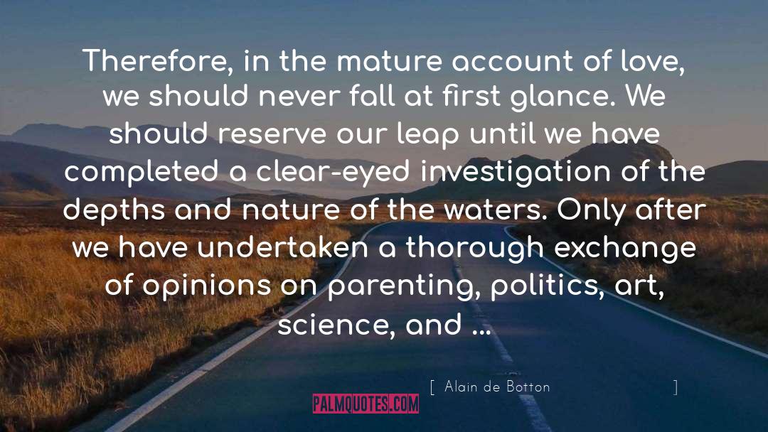 Stirring The Depths quotes by Alain De Botton