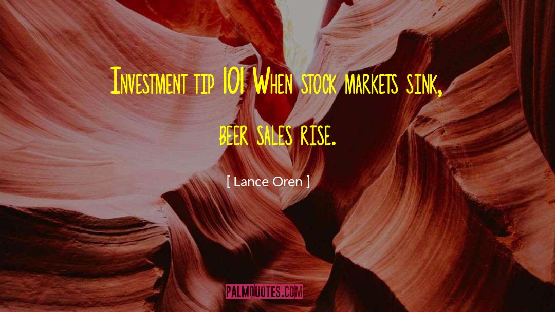 Stock Broker quotes by Lance Oren