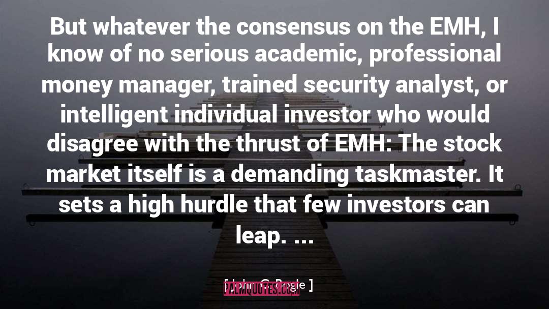 Stock Market Crash quotes by John C. Bogle