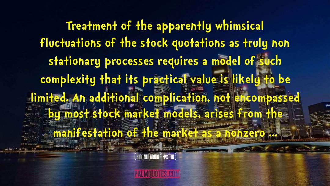 Stock Market Quotes quotes by Richard Arnold Epstein