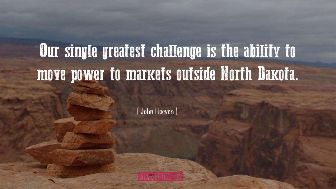 Stock Markets quotes by John Hoeven