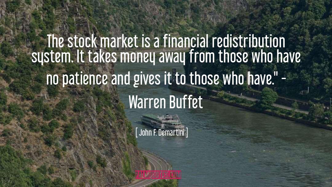 Stock Options quotes by John F. Demartini