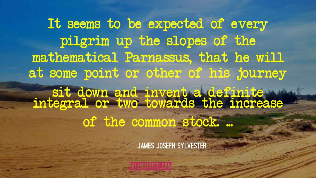 Stock Options quotes by James Joseph Sylvester