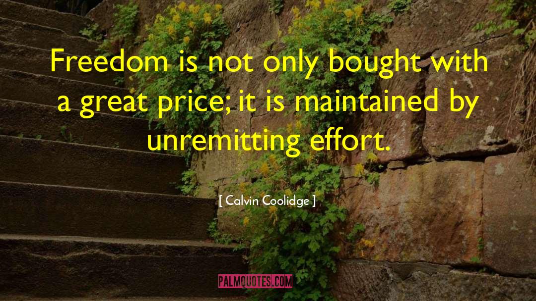 Stock Price quotes by Calvin Coolidge