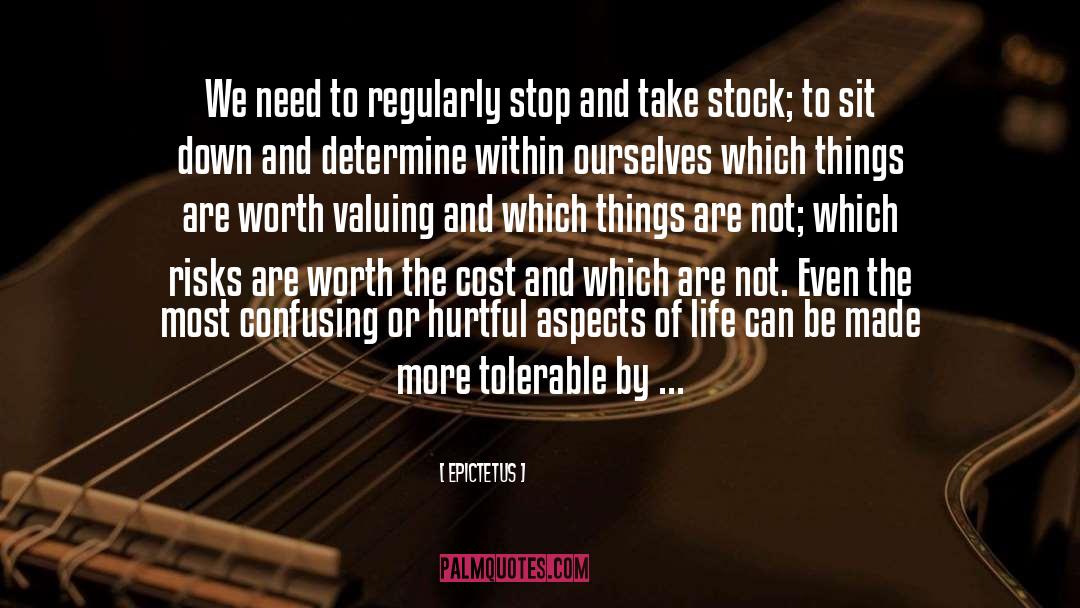 Stock quotes by Epictetus