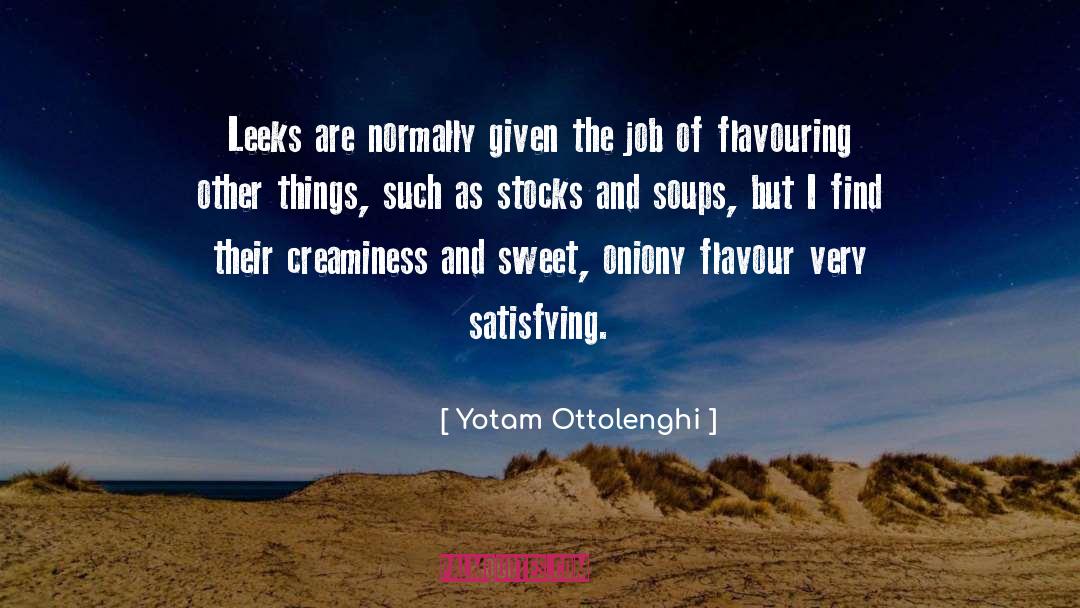 Stocks quotes by Yotam Ottolenghi
