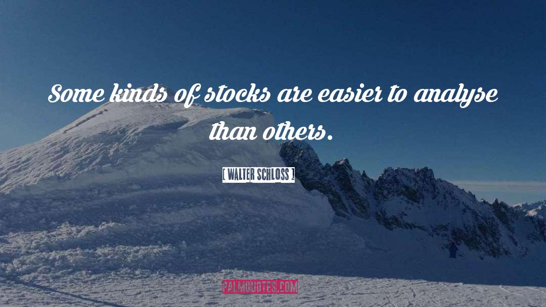 Stocks quotes by Walter Schloss