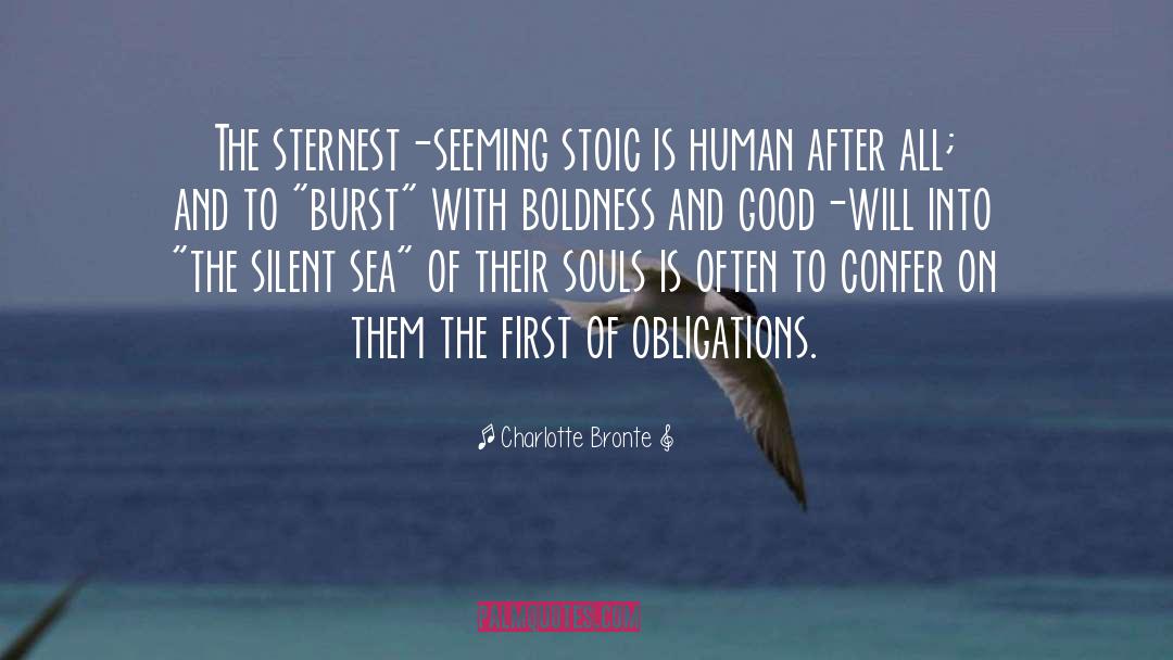 Stoic quotes by Charlotte Bronte