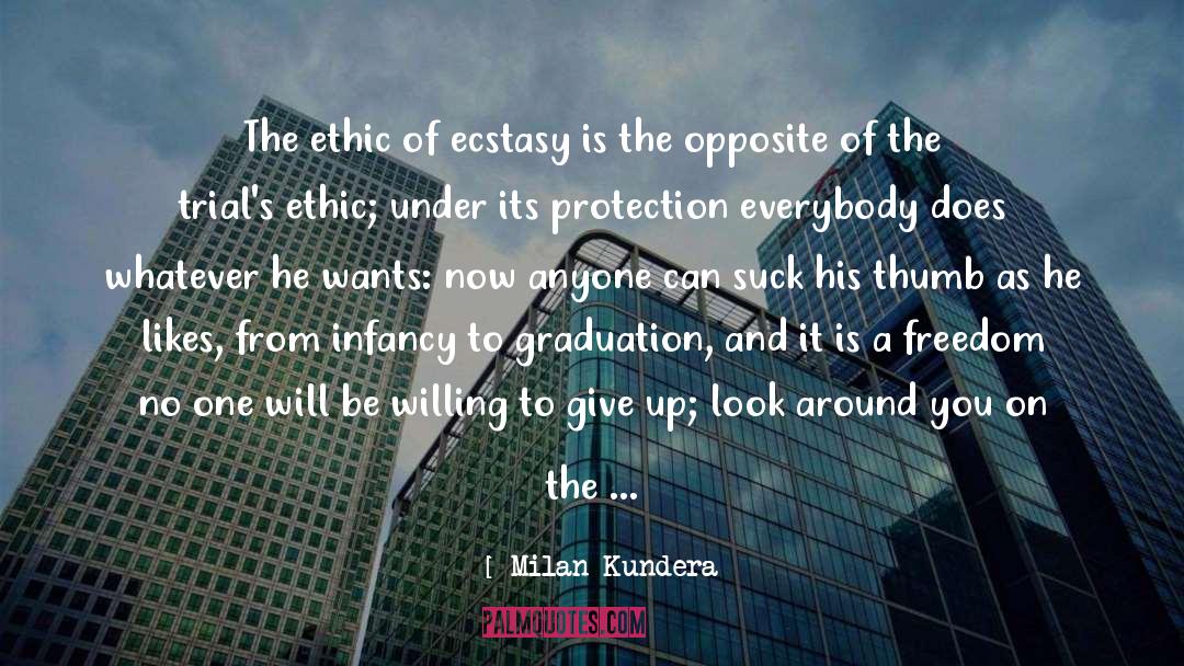 Stoles Graduation quotes by Milan Kundera