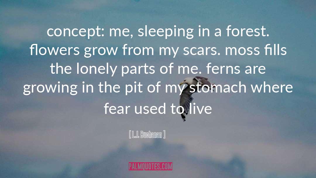 Stomach Ache quotes by L.J. Buchanan