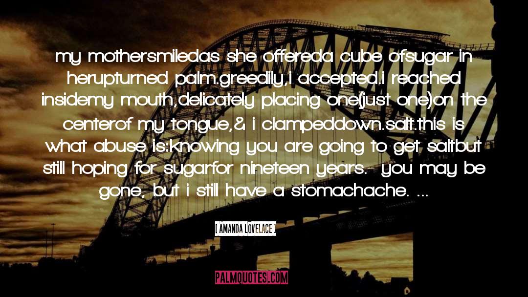 Stomachache quotes by Amanda Lovelace