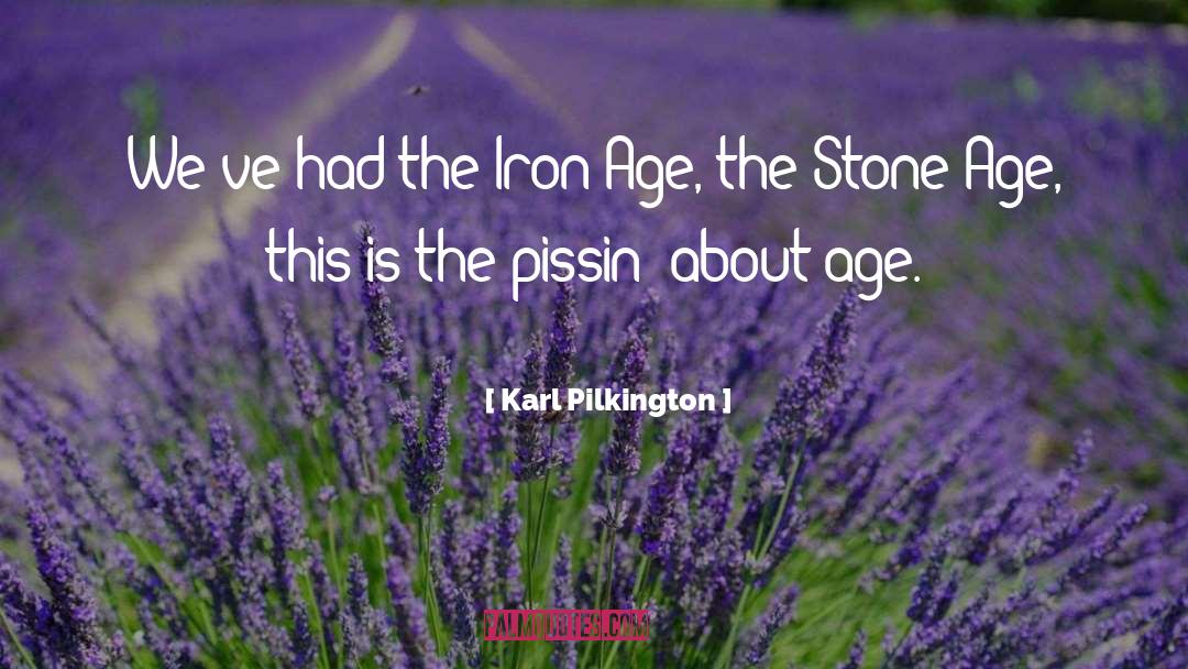 Stone Age quotes by Karl Pilkington