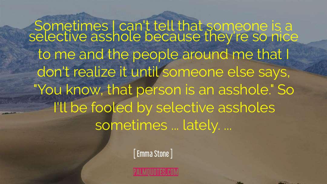 Stone Hammond quotes by Emma Stone
