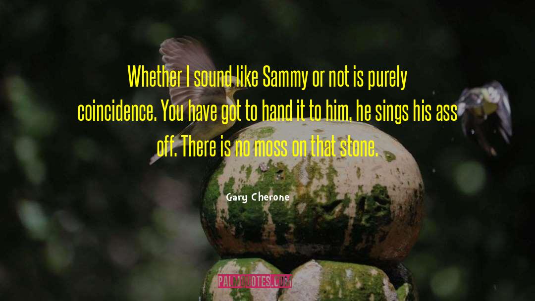 Stone Hammond quotes by Gary Cherone