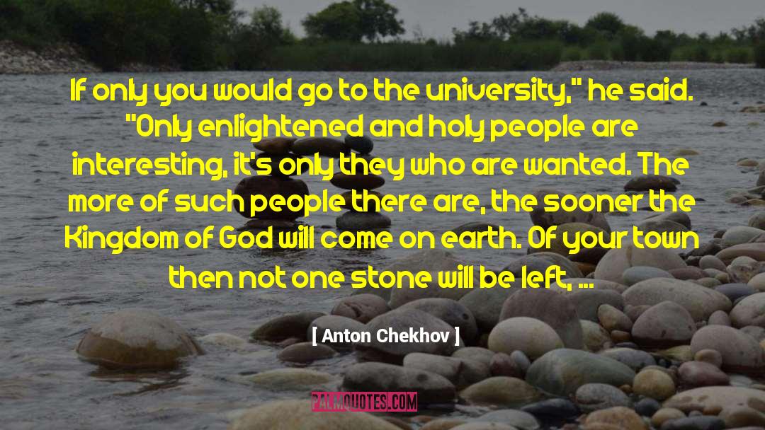 Stone Skipping quotes by Anton Chekhov