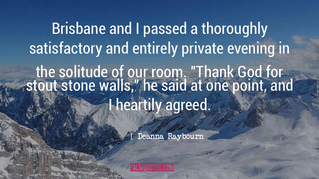 Stone Walls quotes by Deanna Raybourn