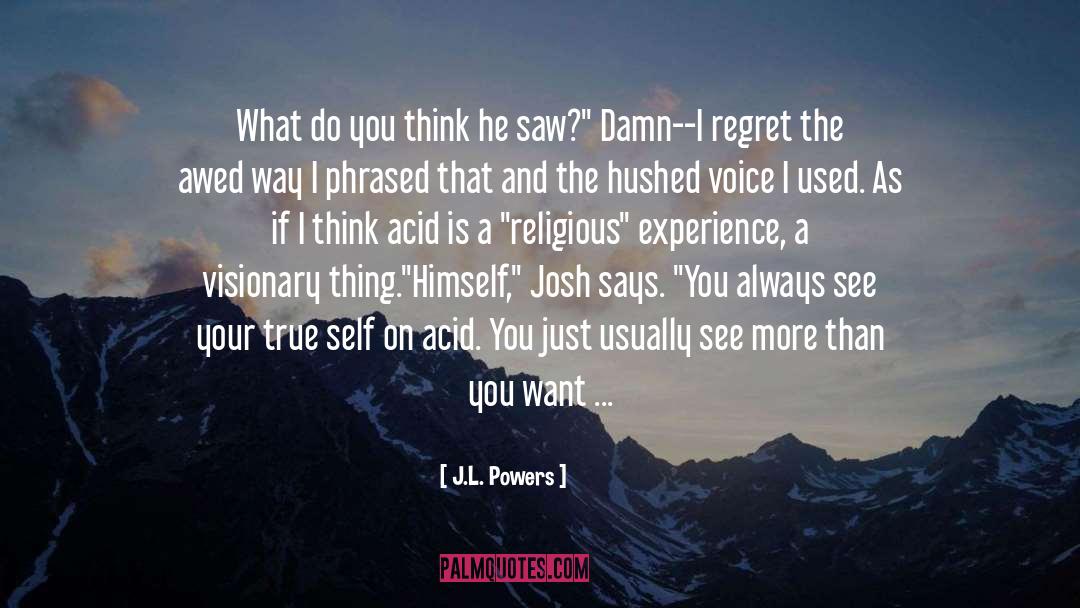 Stoner quotes by J.L. Powers